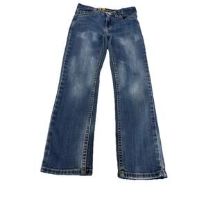 Levi's 510 denim pants joggers jeans boys kids dark blue size 7 adjustable waist